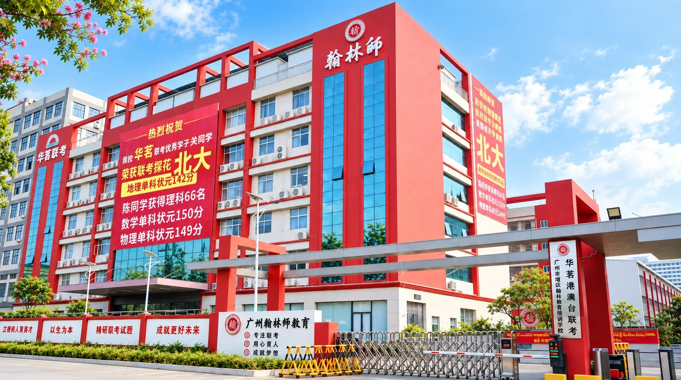华茗港澳台联考学校校园外景